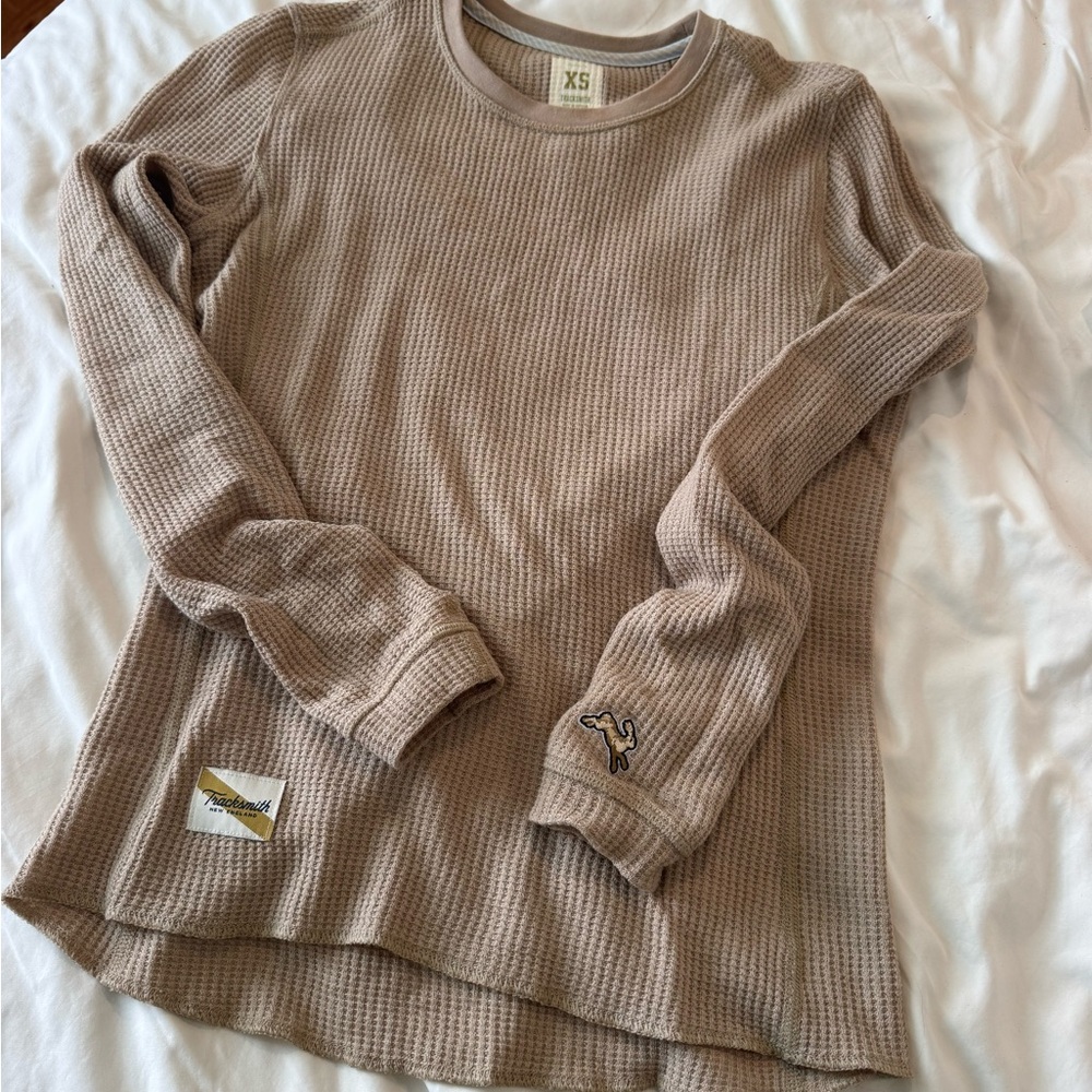 Tracksmith Tan Long Sleeve Tee